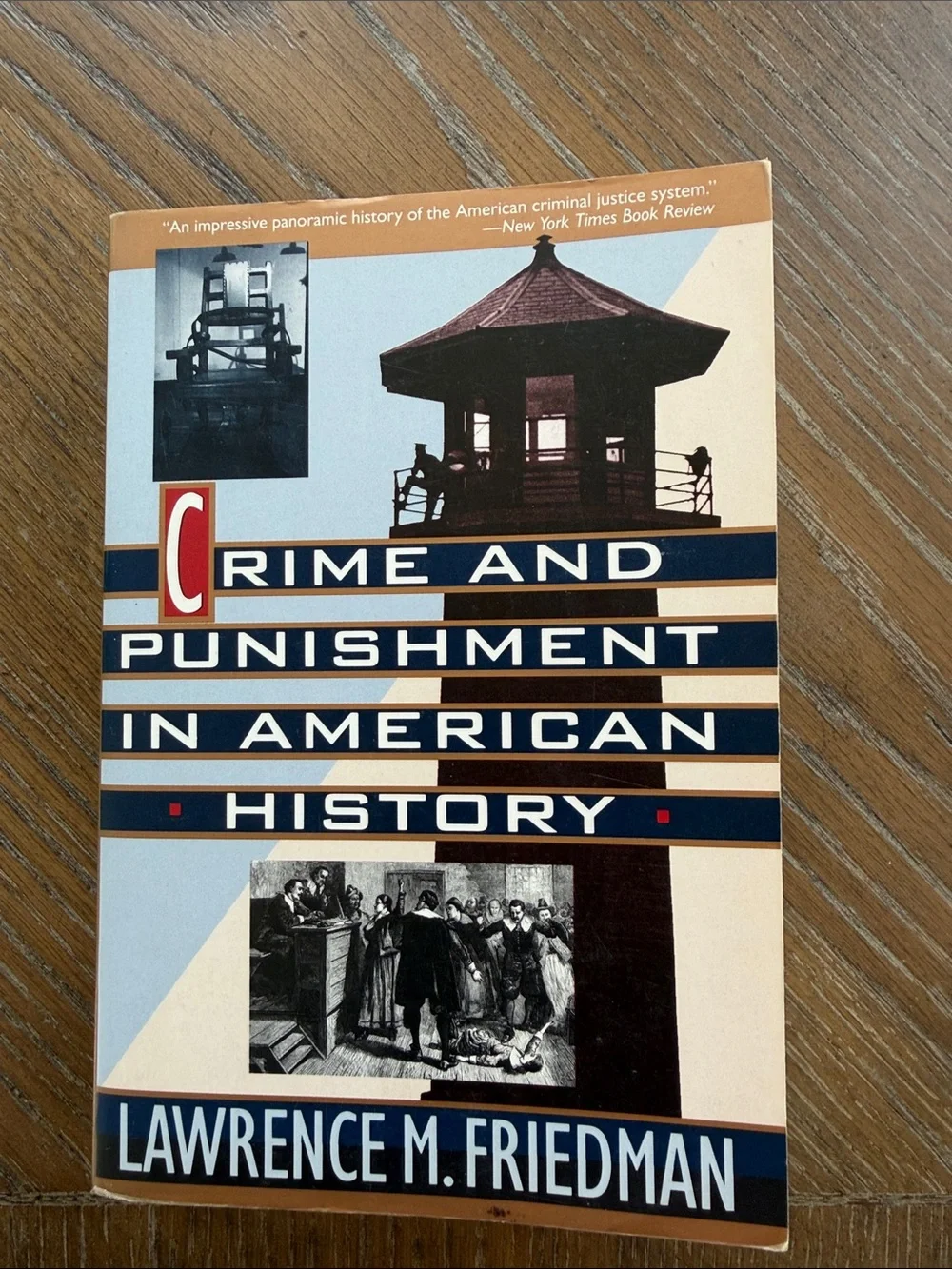 Lawrence M. Friedman crime and punishment in American history paperback